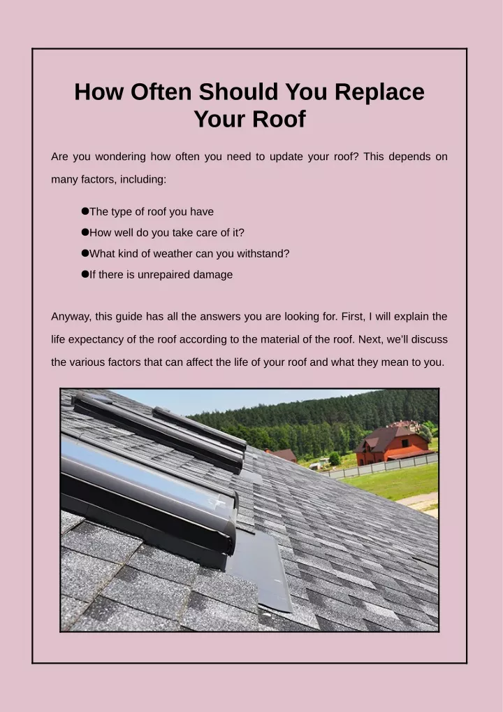 how often should you replace your roof