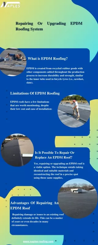 Repairing Or Upgrading EPDM Roofing System