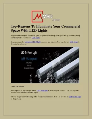 waterproof LED light, LED strip light meishida-led.com