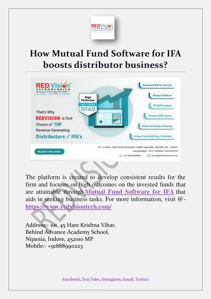 how mutual fund software for ifa boosts