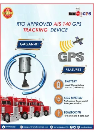 RTO Approved Ais 140 GPS Tracker Device