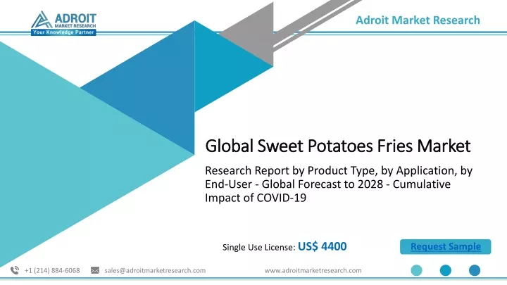 global sweet potatoes fries market