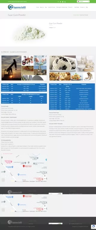 Guar Gum Powder Manufacturer, Guar Gum Exporter india