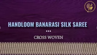 HANDLOOM BANARASI SILK SAREE (1)