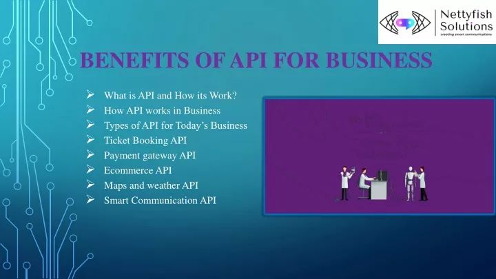 benefits of api for business