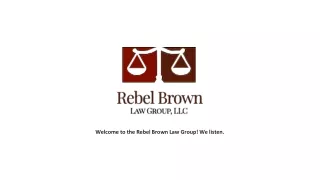 South Jersey Real Estate, SSD & Divorce Lawyers - Rebel Brown Law Group, LLC
