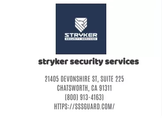stryker security services