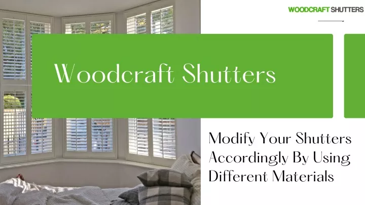 woodcraft shutters