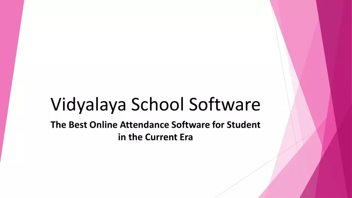 vidyalaya school software the best online