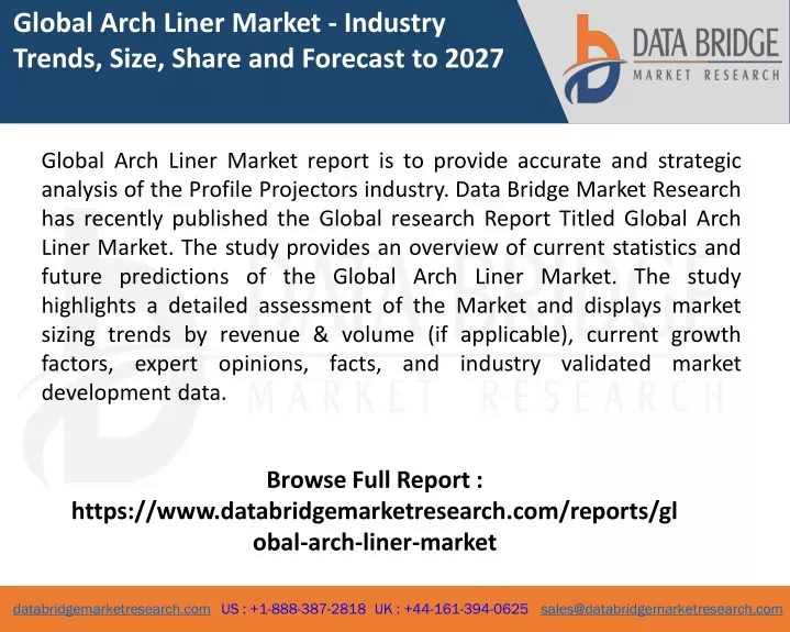 global arch liner market industry trends size
