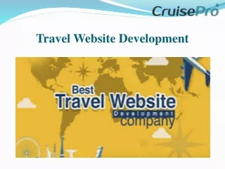 travel website development