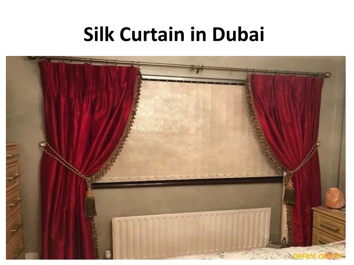 silk curtain in dubai