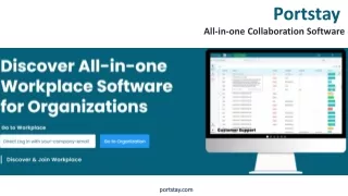 portstay a ll in one collaboration software