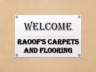 welcome