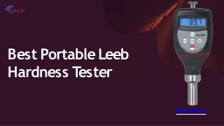 Best Portable Leeb Hardness Tester