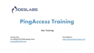 pingaccess training