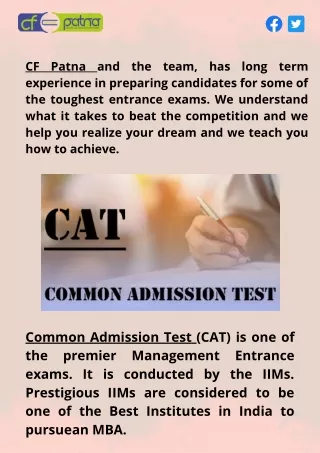 Top CAT Coaching Center in Patna