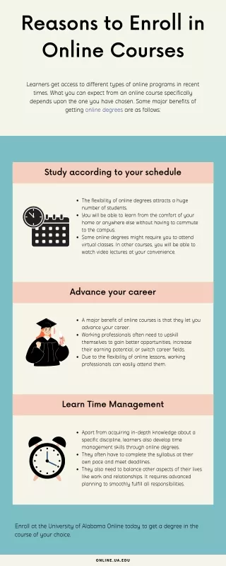reasons to enroll in online courses