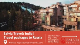 Salvia Travels India  Travel packages to Russia 9810063981