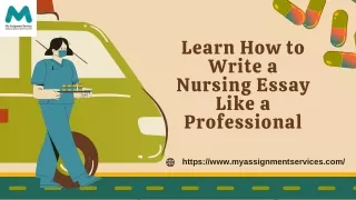How to Write a Nursing Essay Like a Professional