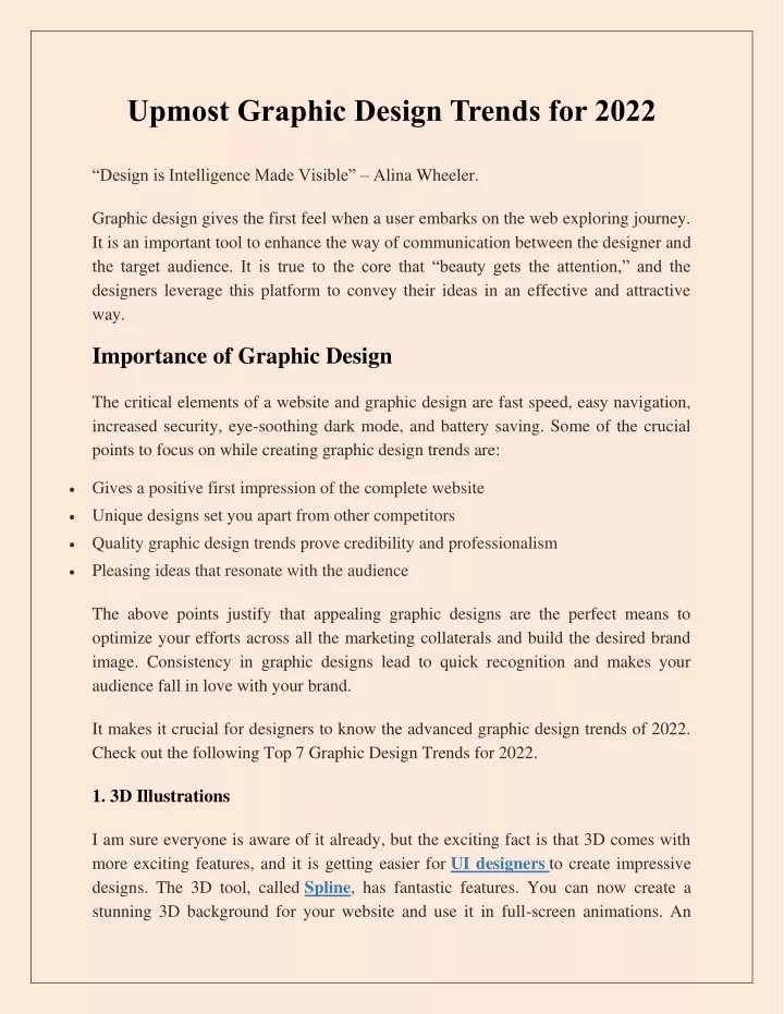 upmost graphic design trends for 2022