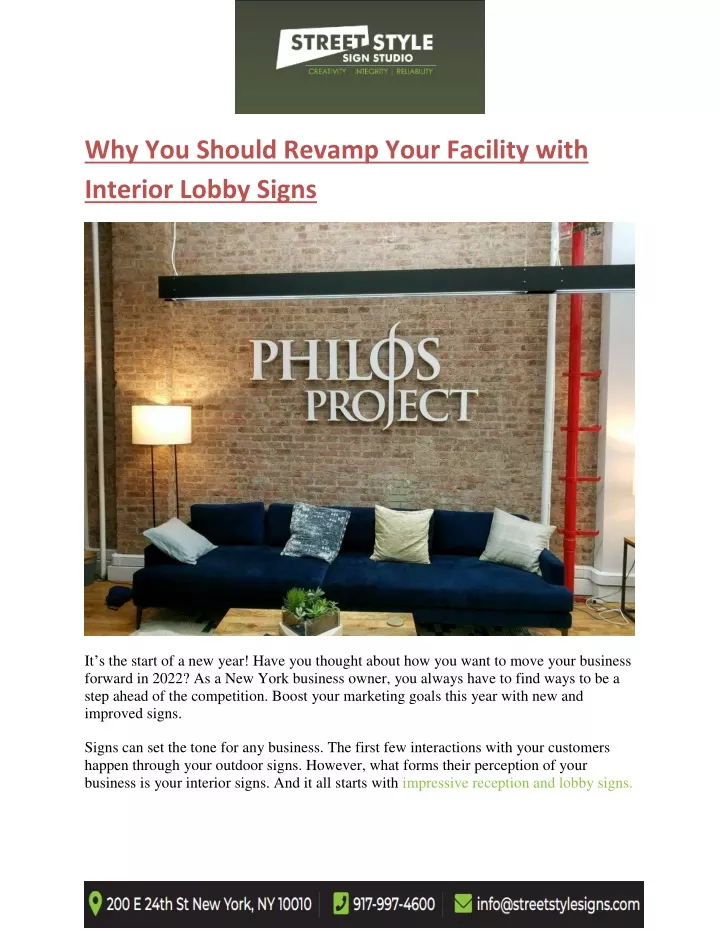 why you should revamp your facility with interior