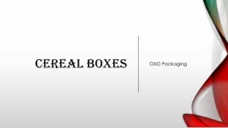 cereal boxes
