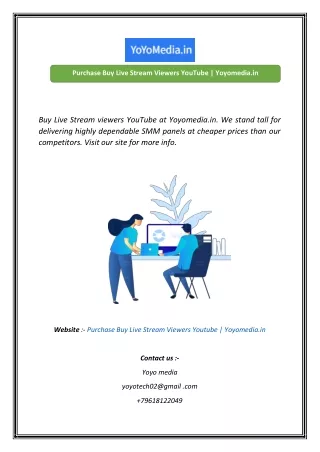 purchase buy live stream viewers youtube