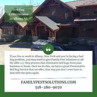 bed bug exterminator in albany ny