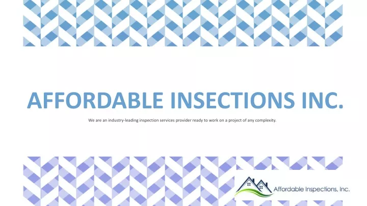 affordable insections inc