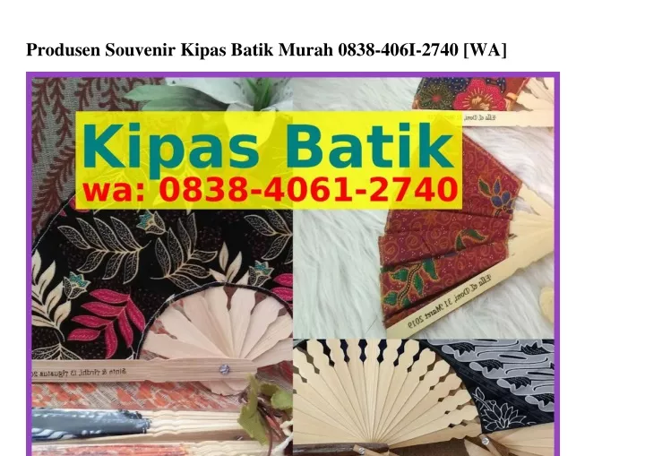 produsen souvenir kipas batik murah 0838 406i