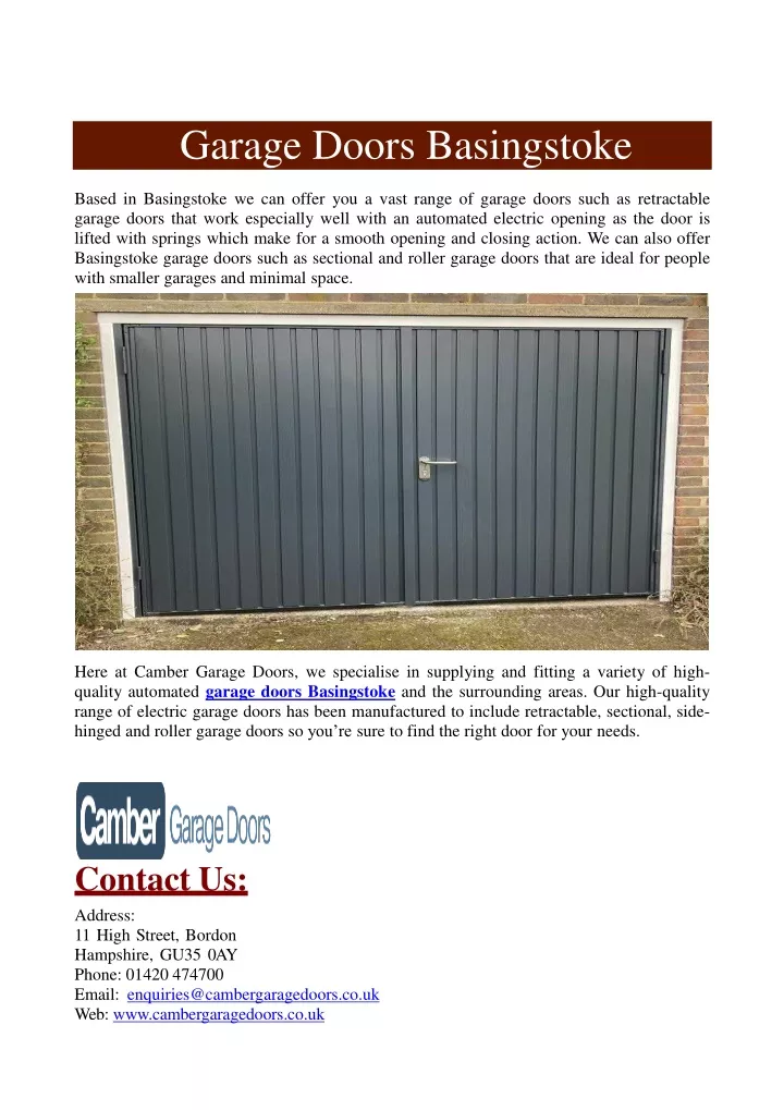 garage doors basingstoke