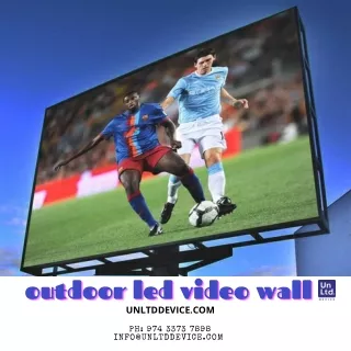 Outdoor LED Video Wall Qatar | Unltd Device