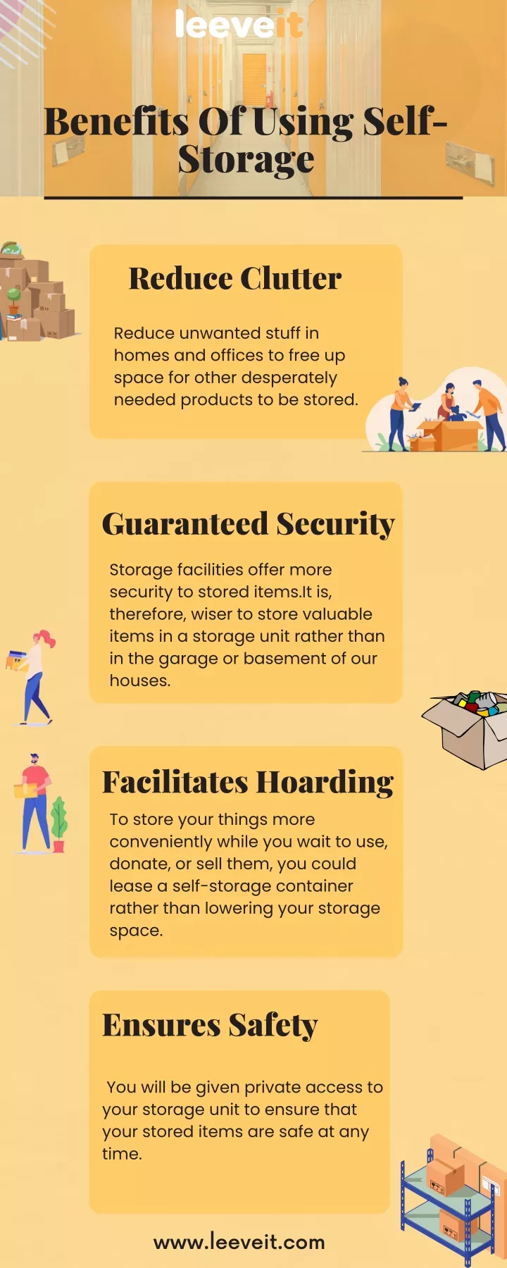 benefits of using self storage