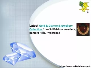 latest gold diamond jewellery collection from