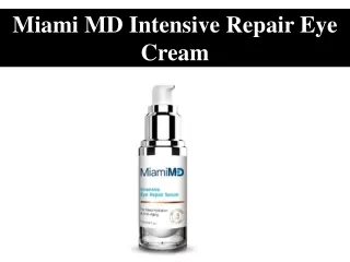 Miami MD Intensive Repair Eye Cream
