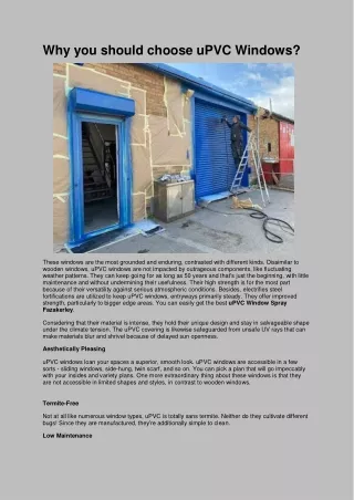 why you should choose upvc windows
