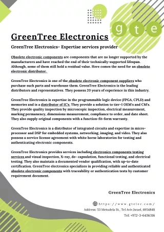greentree electronics