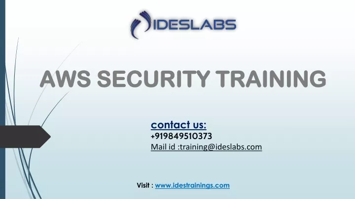 aws security training