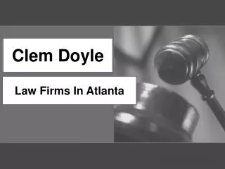Clem Doyle - Law Firms In Atlanta