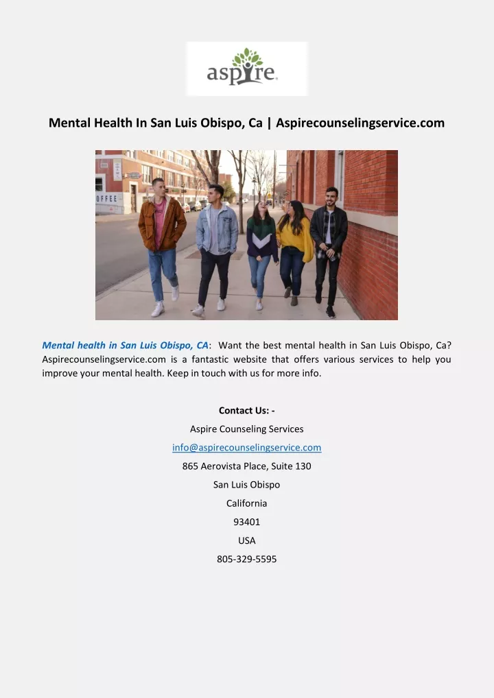 mental health in san luis obispo