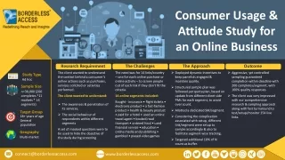 consumer usage attitude study for an online