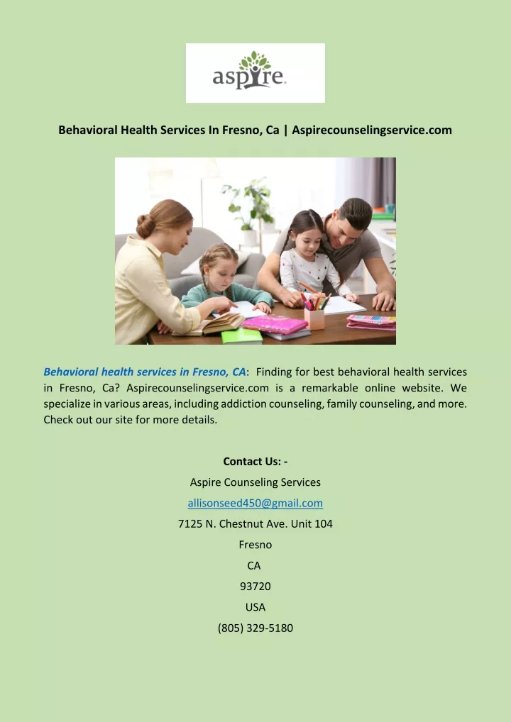 behavioral health services in fresno