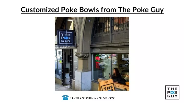 customized poke bowls from the poke guy