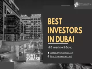 Best Investors In Dubai
