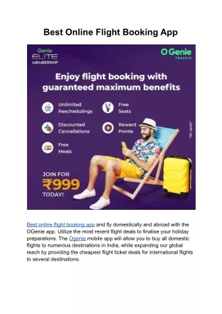 best online flight booking app