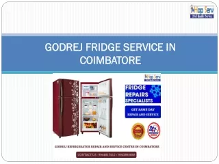 godrej fridge service in coimbatore