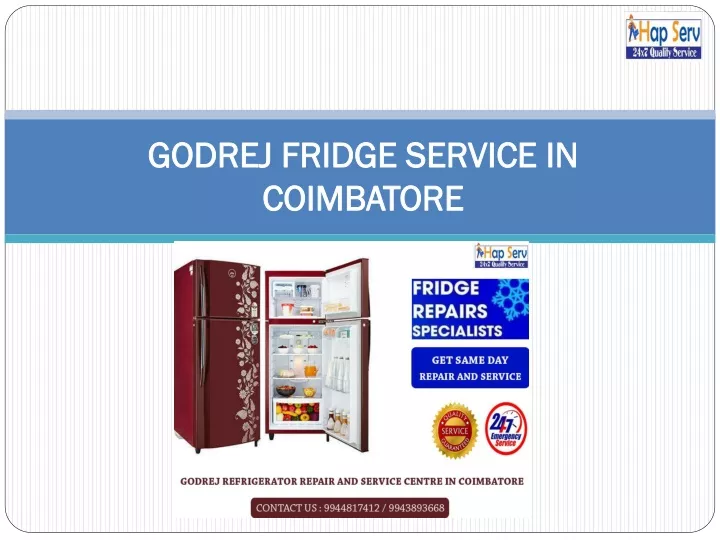 godrej fridge service in coimbatore