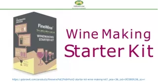 Get The Best Wine Making Starter Kit Online - Go Brew It