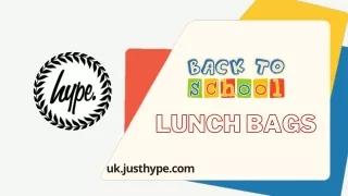Back to School Lunch Bags